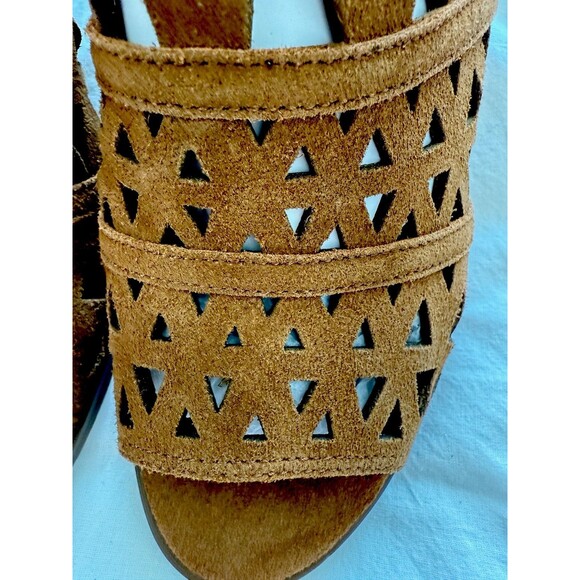 Steve Madden NWOT Women's Brown  Estee Caged Dress Sandal Size 9M - Picture 4 of 7